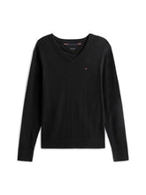 Carica l'immagine nel visualizzatore di Gallery, Maglia Tommy Hilfiger - Mw28047 Bds Nero